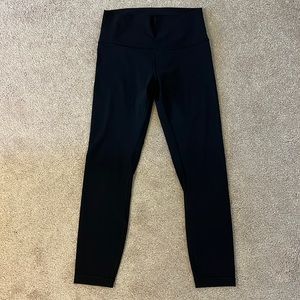 Lululemon wunder under 7/8 leggings